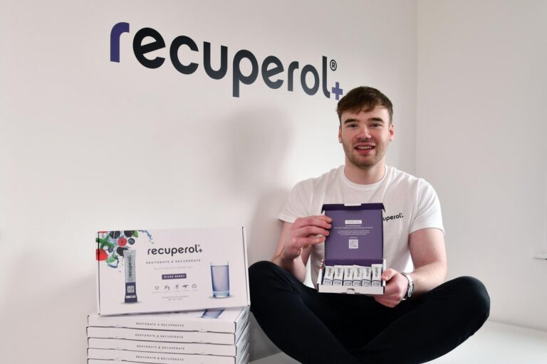 Falkirk entrepreneur launches recuperol rehydration drink business