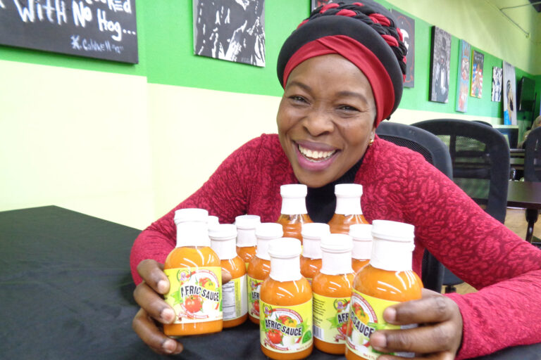 Cold housing market inspired Nigerian entrepreneur to launch hot sauce.