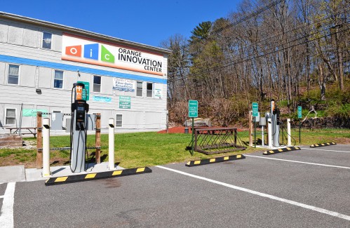 The Recorder – Vehicle charging stations support Orange Innovation Center’s carbon-neutral goal