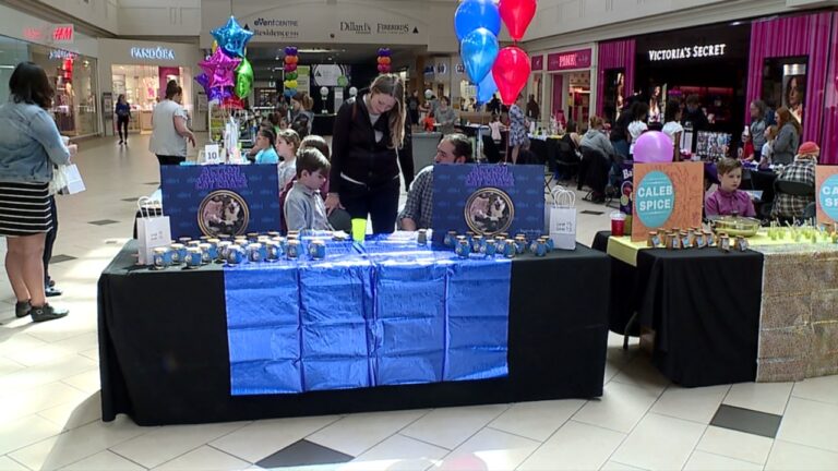 Young entrepreneurs show off business skills at Youth Market Day at the Eastwood Mall