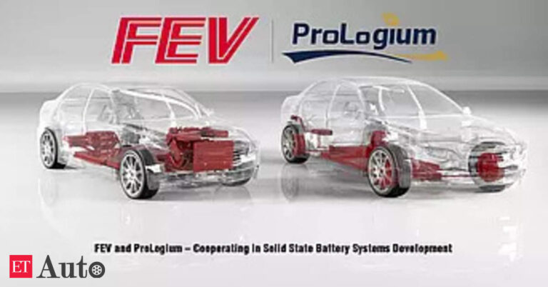 FEV, ProLogium Technology collaborate to develop solid-state battery systems, Auto News, ET Auto