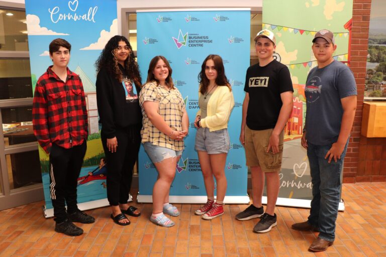 Seven savvy young entrepreneurs launch their business through the Cornwall Business Enterprise Centre Summer Company program