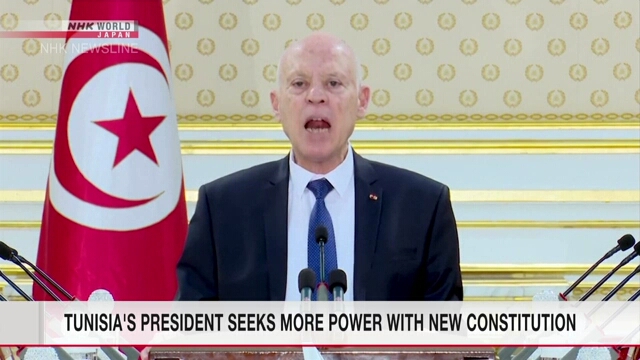 Tunisia’s president proposes new constitution giving him more power