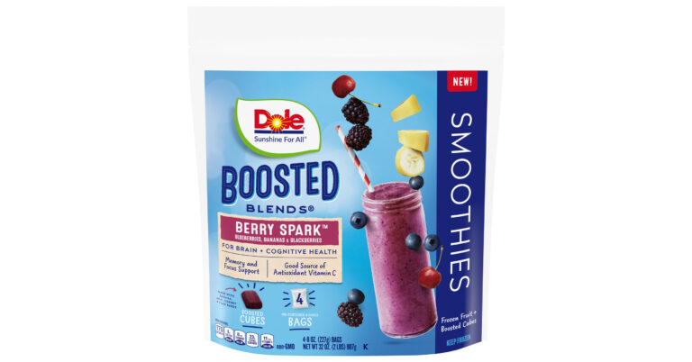 Dole Packaged Foods Sparks Innovation with New Functional Frozen Fruit Smoothie