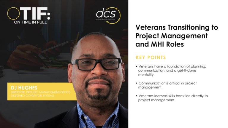 Veterans Transitioning to Project Management and MHI Roles