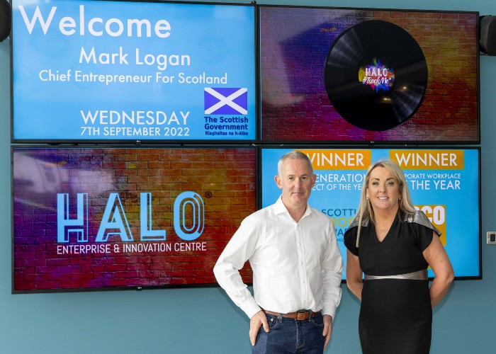 HALO aiming to be the beating heart of entrepreneurship with visit of Scotland’s Chief Entrepreneur