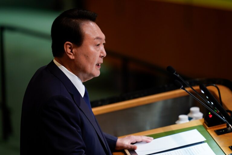 South Korean president urges shared technology, innovation