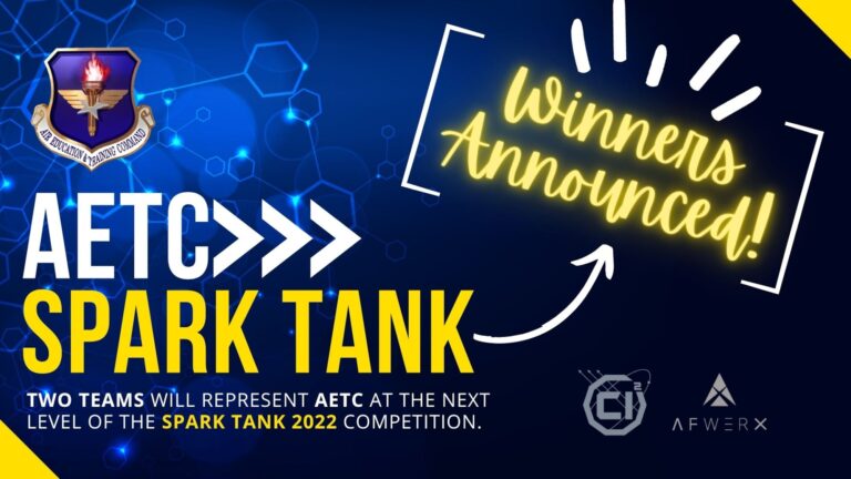 AETC officials announce top ideas for Spark Tank ‘23 Challenge > Air Education and Training Command > Article Display