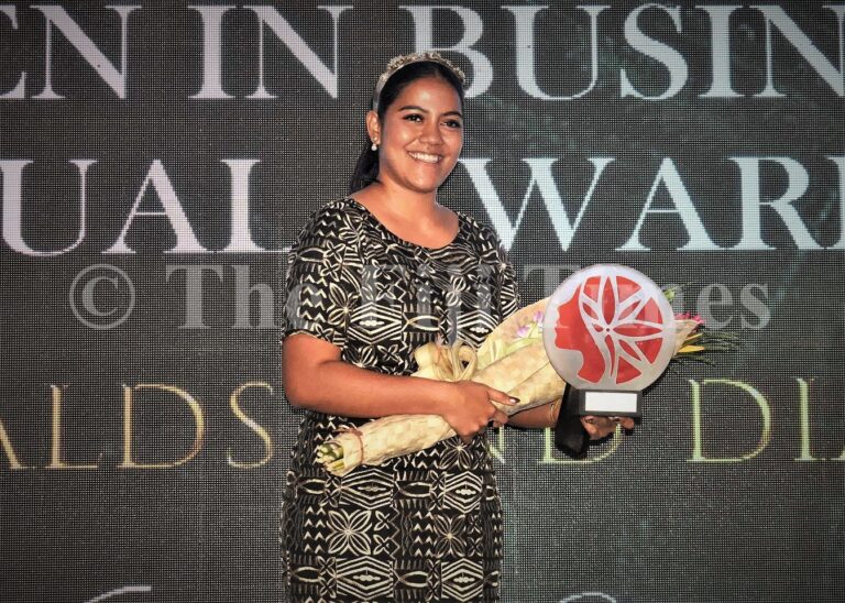 The Fiji Times » Eileen is the aspiring entrepreneur at the WIB awards night