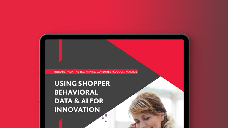 Using Shopper Behavioral Data & AI for Innovation