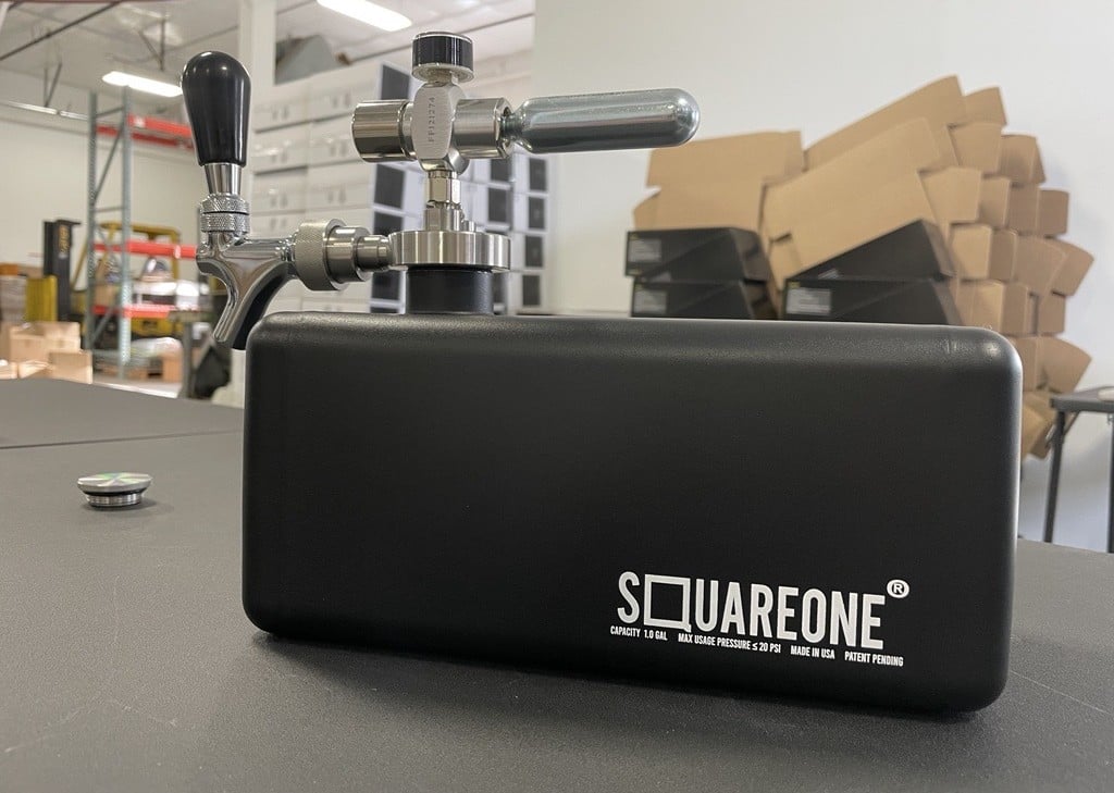 ‘Drinks on tap are more fun’ Local entrepreneur taking ‘Square Keg’ to