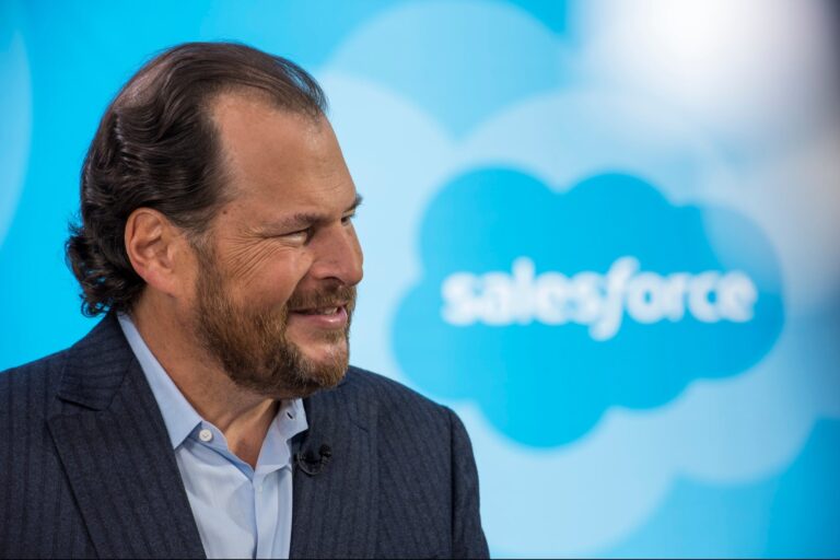 Marc Benioff Tell Salesforce Employees in Slack Message That New Hires Are Less Productive