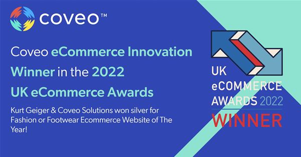 Coveo Relevance Cloud™ Named Winner for Ecommerce Innovation by the UK Ecommerce Awards