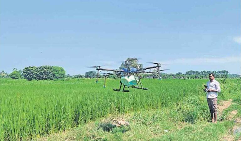 Telangana: Farmers to be trained in using drone technology