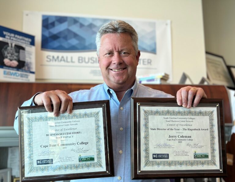 CFCC Small Business Center director earns top awards