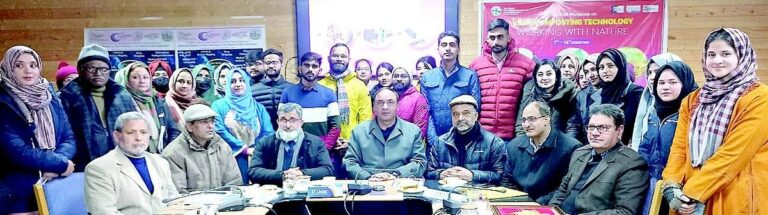 Workshop on Vermi-Composting technology held at SKUAST-K