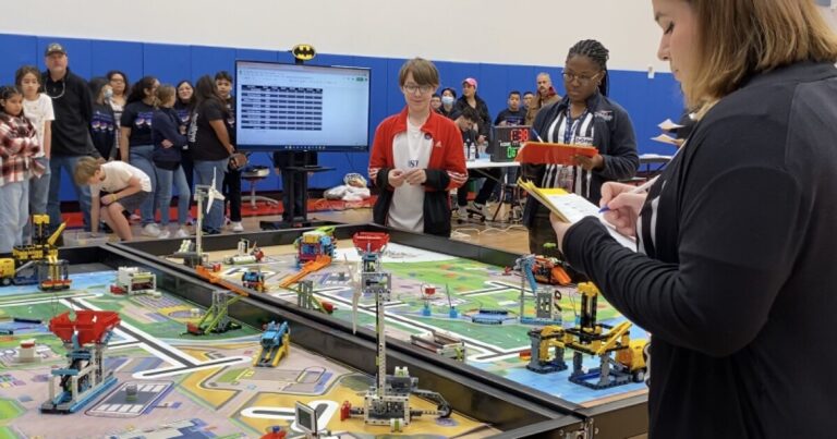 School for Science and Technology host the annual First LEGO League competition